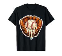 Helado Melting Baseball Drip Guanton Player Coach Fan Boys Camiseta