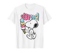 Helado Peanuts Snoopy Stay Cool Lazy Summer Classic Days Camiseta