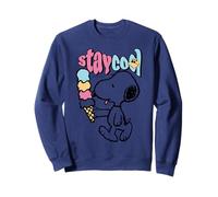 Helado Peanuts Snoopy Stay Cool Lazy Summer Days Classic Sudadera