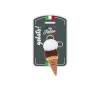 Helado Trudi | Peluche Llavero, Idea Regalo, Gadget turistico Made in Italy | 3,5x14x3,5 cm Medida XS | Italian Icons | Modelo 69265