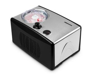 Heladora MEDION MD 18387 compresor 1,5 l LED negra y plata
