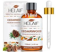HELAIF Aceite Esencial de Cedro 118 ml Extraído por destilación al vapor con cuentagotas Adecuado para el cuidado de la madera aromaterapia relajación y difusión