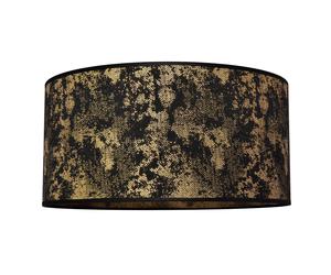 HELAM Pantalla Abba E27 Ø 40/altura 20 cm negro/dorado