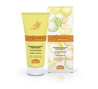 Helan, Agrumèe, Champú y Gel de ducha revitalizante Cítricos Cuerpo y Cabello, Gel de ducha perfumado con almendras dulces, ginseng y lima, baño de espuma suave y natural, 200 ml Made in Italy
