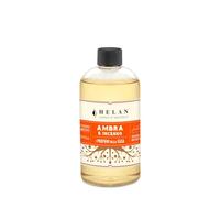 Helan Ámbar e Incienso - Recambio para ambientador, Recambio para difusor en barra, Ambientador oriental y en polvo, Ideas de regalo para ambientadores 500 ml, Perfumes Made in Italy