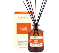 Helan Ambra e Incenso - Perfumador de Ambiente, Perfume de Ambiente con Varillas Difusoras Oriental y Cipriato, Ideas de Regalo Desodorantes y Perfumadores de Ambiente 500 ml, Perfumes Made in Italy