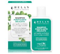 Helan Capelvenere - Champu Purificante Delicado para Cabello con Caspa Seca y Cuero Cabelludo Sensible, Purifica con Bardana y Salvia Bio - Proteccion Purificante Natural, Made in Italy, 200 ml