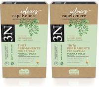 Helan, Capelvenere Colours 3N - Tinte permanente para cabello sin amoniaco (Paquete de 2)