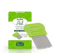 Helan, Cuidado con los piojos - Peine para piojos y liendres con dientes estrechos y puntas redondeadas, control postratamiento, spray potente, suave para niños, fabricado en Italia