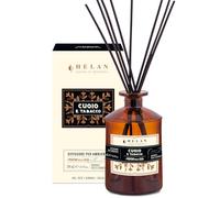 Helan Cuoio e Tabacco - Perfumador de Ambiente, Perfume de Ambiente con Incienso y Azafrán en Varillas Difusoras, Ideas de Regalo Desodorantes y Perfumadores de Ambiente 500 ml, Perfumes Made in Italy