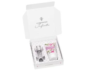 Helan Cuor di Petali Infinita - Cofanetto Regalo Donna con Profumo Donna da 10 ml e Crema Mani Secche e Screpolate Riparatrice Vellutante anche per Unghie 50 ml, Ideale come Regalo Mamma