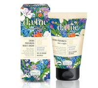 Helan Daefne - Crema de Manos Secas y Agrietadas con Vitamina C y E Uñas Revitalizantes con Queratina Vegetal, Crema Hidratante con Aceite de Almendras Dulces, 96% Origen Natural, 50 ml Made in Italy