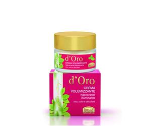 Helan, Elisir Antitempo d'Oro, Crema Antiarrugas Mujer, Serum Facial Cara y Cuello - Crema Hidratante Facial Mujer con Aceites Esenciales y Vitamina E - Serum Acido Hialuronico Volumizador - 50 ml