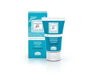 Helan, Emozione Blu, Desodorante Hombre y Mujer en Crema, Fórmula Delicada sin Sales de Aluminio, Perfumado y Refrescante, con Aceites Esenciales Dermopurificantes, Larga Duración, 125ml Made in Italy