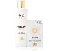 Helan, Fior di Talco, Gel de Ducha y Champú sin Sulfatos ni Parabenos ni Siliconas, Gel de Baño Delicado para Cuerpo y Pelo - Respeta la Piel, Natural, con Flores de Malva y Almendras Dulces - 200 ml