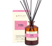 Helan Flora di Campo - Ambientador, Perfume de Hogar con Notas Florales Almizcladas Varillas Difusoras - Ideas para Regalos Desodorantes y Ambientadores, 500 ml - Made in Italy