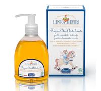 Helan, Linea Bimbi, Baño Aceite Corporal Bebé y Niño - Detergente Bebé Lenitivo - Aceite Corporal Hidratante para Bebés y Niños - no Grasa, con Almendras, Manteca de Karité y Vitamina E - 240 ml