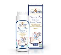 Helan, Linea Bimbi Bio, Almidón de Arroz Bebé, Talco Perfumado en Polvo para Niños y Bebés - Refrescante, Hidratante, Lenitivo - contra Enroquecimientos e Irritaciones, con Áloe Vera - 75 g