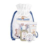 Helan Linea Bimbi - Kit de baño y cambiador para bebés | Set de tamaño mini con 60 ml de gel de baño, 25 g de pasta protectora y 30 ml de crema emoliente, Vegano, Hecho en Italia