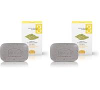 Helan, Linea Viso 3, Panetto All' Arcilla Verde, Limpiador, Piel grasosa, 100 g (Paquete de 2)