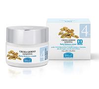 Helan, Linea Viso 4, Crema Hidratante Facial Mujer, Crema Cara Mujer Lenitiva para Piel Delicada y Sensible - Crema de Dia con Protector Solar contra Rayos Luminosos, con Aceite de Argan - 50 ml