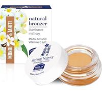 Helan Monoi de Tahiti - Bronceador Natural, Iluminador Multiuso con Efecto Sun Kissed, con Vitaminas C y E, Textura Cremosa Fácil de Difuminar - Maquillaje Mujer, 3,5 ml, Made in Italy