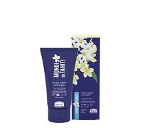 Helan, Monoi De Tahiti, Crema Solar 50+, Crema Solar Facial 50+ contra Quemaduras - Crema Hidratante Corporal con Vitamina E - Crema Antiarrugas y Contorno de Ojos Antiarrugas Mujer - 75 ml