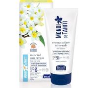 Helan Monoi de Tahiti - Crema Solar Mineral SPF 50+ para Rostro y Cuerpo, con Filtros Solares Físicos No Nano, Vitaminas C y E, Water Resistant - Protección Solar SPF 50 para el Rostro, 125 ml, Made i