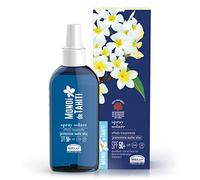 Helan, Monoï de Tahiti - Protector solar en spray 50+ transparente para el cuerpo, protector solar con aceite de coco, protección solar 50+ SPF muy alto, no graso y no mancha, 150 ml