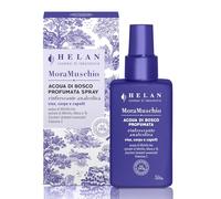 Helan Mora Muschio - Spray de Agua de Bosque Perfumada, Solución Refrescante para el Cuidado del Rostro, Cuerpo y Cabello sin Alcohol, con Arándano, Mora y Té, Vitamina C - 100 ml