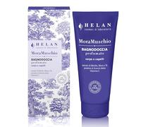 Helan Mora Musk - Gel de ducha y champú para cuerpo y cabello, detergente suave con mora, arándano y té, con proteína de naranja dulce y vitamina C - 200 ml, fabricado en Italia