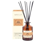 Helan Mou y Palomitas - Ambientador, Perfume de Ambiente con Leche Condensada, Almendra, Melocotón, Ideas para Regalos Desodorantes y Fragancias de Ambiente 200 ml, Made in Italy