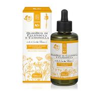 Helan, Oleoduo Caléndula y Camomila, Oleolite, Ideal para masaje, Piel sensible, Aceite corporal, 100 mL