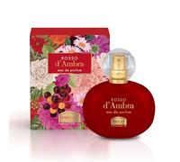 Helan, Rosso d'Ambra Perfume Mujer con Almendras Dulces Perfume Afrutado, Amber y Madera Perfume Mujer Eau de Parfum Mujer Dulce y Picante Regalos para Mujeres Perfumes Made in Italy 50ml