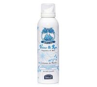 Helan, Vetiver & Rum, Espuma Afeitar Hombre Emoliente y Nutritiva, Acción Delicada sobre la Piel, con Aceite de Jojoba y Almendras Dulces, contra Irritación, Ideal para Cuidado Barba Hombre, 200 ml