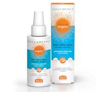Helan, Vogliadisole Respect - Crema solar 50+ Spray, Alta protección solar 50+ contra eritemas y quemaduras solares, Crema corporal resistente al agua con vitamina E contra rayos UVA/UVB 150 ml
