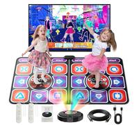 Helangel Alfombra Musical de Baile para Niños y Adultos, Interactiva para TV con Cámara, Modelos Mejorados, Durable Antideslizante Doble (166 x 93 cm)