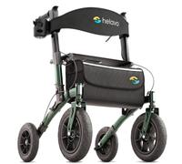 Helavo andador para exteriores con ruedas neumáticas, Plegable con Asiento