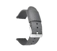 HELBAY Correa de reloj de lona de nailon para hombre, 20 mm/22 mm, accesorio de repuesto,Gary,20 mm