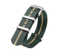 HELBAY Men's Braided Nylon Watch Straps, 20/22mm, Casual and Simple, Suitable for Everyday Life,20 mm