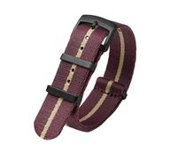 HELBAY Men's Braided Nylon Watch Straps, 20/22mm, Casual and Simple, Suitable for Everyday Life,20 mm