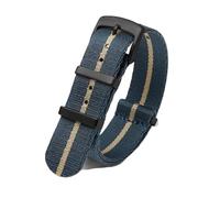 HELBAY Men's Braided Nylon Watch Straps, 20/22mm, Casual and Simple, Suitable for Everyday Life,20 mm