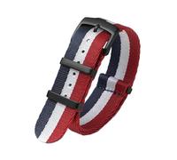 HELBAY Men's Braided Nylon Watch Straps, 20/22mm, Casual and Simple, Suitable for Everyday Life,22 mm