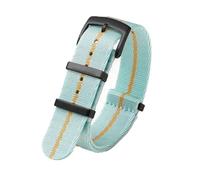 HELBAY Men's Braided Nylon Watch Straps, 20/22mm, Casual and Simple, Suitable for Everyday Life,22 mm