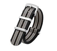 HELBAY Men's Braided Nylon Watch Straps, 20/22mm, Casual and Simple, Suitable for Everyday Life,22 mm