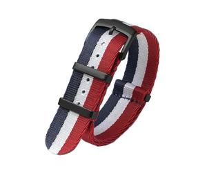 HELBAY Men's Braided Nylon Watch Straps, 20/22mm, Casual and Simple, Suitable for Everyday Life,22 mm