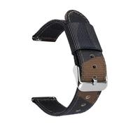 HELBAY Men's Camouflage Nylon Watch Strap 18mm 20mm 22mm 24mm Water Resistant, Watch Accessory,Camuflaje marrón01,18 mm