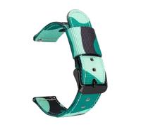 HELBAY Men's Camouflage Nylon Watch Strap 18mm 20mm 22mm 24mm Water Resistant, Watch Accessory,Camuflaje verde claro02,22 mm