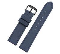 HELBAY Men's Nylon Canvas Watch Strap, 18/19/20/21/22/23/24mm, Replacement Parts,Azul B,20 mm