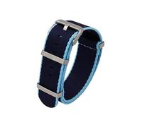 HELBAY Men's Nylon Canvas Watch Straps, 20mm 22mm, Water and Sweat Resistant,20 mm